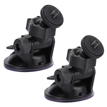 Imagem de 2 PCS Dash Cam Mount, HD H3005a 55mm Ventosa Montagem De Câmera Gravador De Condução Suporte Para Carro Suporte De Câmera De Carro Giratório De 360 ​​graus Para Dash Cam