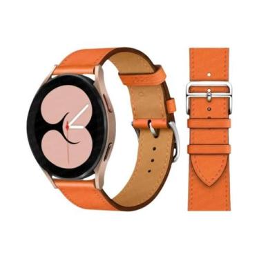 Imagem de Pulseira De Couro De 20mm 22mm Para Samsung Galaxy Watch 5 pro Active 
