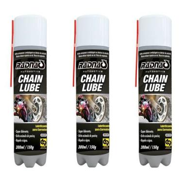 Imagem de Lubrificante Óleo Spray Corrente Transmissão De Motos 3uni - Geral