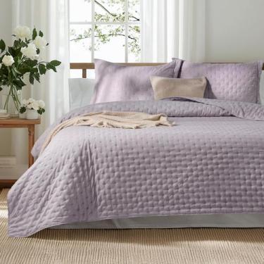 Imagem de Conjunto de colcha Bedsure Queen Size Ultra Soft Purple