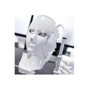 Imagem de Terapia rejuvenescedora de máscara facial LED para rosto e pescoço - L