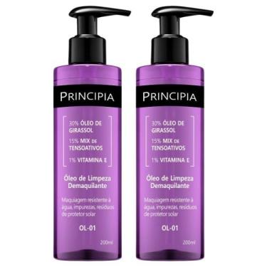 Imagem de Kit 2 Óleo de Limpeza Demaquilante OL-01 com 200ml - Principia