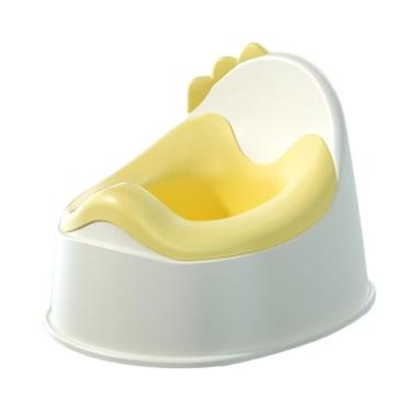 Imagem de YIJU Assento para treinamento de penico infantil, protetor contra respingos, uso doméstico, adorável e confortável, mictório para banheiro de bebê, Amarelo