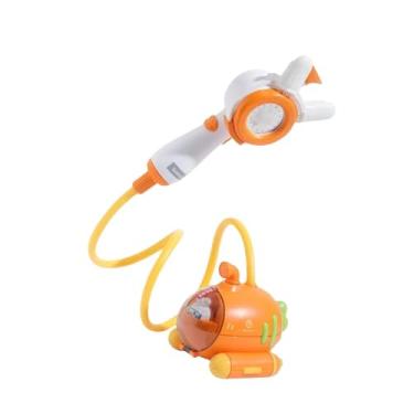 Imagem de simhoa Brinquedo de banho para bebê, ferramenta de banho infantil, chuveiro interativo portátil, chuveiro de mão, aspersor para pia, gramado, quintal, verão,