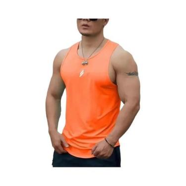 Imagem de Camiseta Regata Masculina De Secagem Rápida Em Malha Para Verão Casual