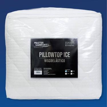 Imagem de PillowTop ViscoICE p/ colchão Solteiro alt 16cm Master Comfort