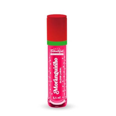 Imagem de Gloss Labial Moranguinho Brilho Cheirinho de Infancia Face Beautiful 5,5ml