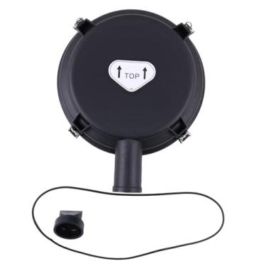 Imagem de YQABLE Conjunto de capa de purificador de ar 600-184-1420 compatível com escavadeira Komatsu D61E-12 D61EX-12 D61PX-12 D68ESS-12 PC200LC-8 PC220-7 PC220LC-7 PC270LC-8-W1