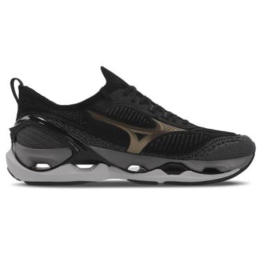 Imagem de Tênis Mizuno Wave Endeavor 3 - Masculino - 44 - Preto-Dourado