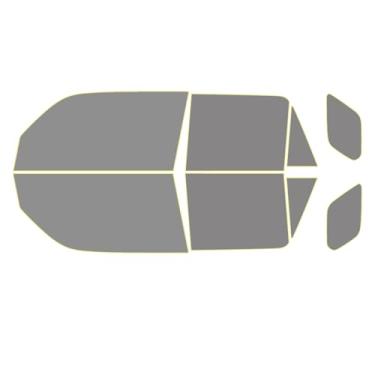 Imagem de Kit de película de escurecimento pré-cortada para Toyota 4Runner 2010-2025 Película de nano-cerâmica camaleão de carbono com duas camadas Sombra: 5%, 20%, 35% raios UV99% IRR 95% para todos os lados