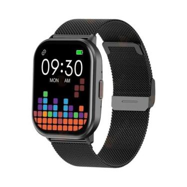 Imagem de Relógio Inteligente Bluetooth Unissex Monitor De Frequência Cardíaca E