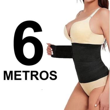 Imagem de Cinta 6 metros  Invisivel Abdominal Modeladora Ajustável Faixa Compres