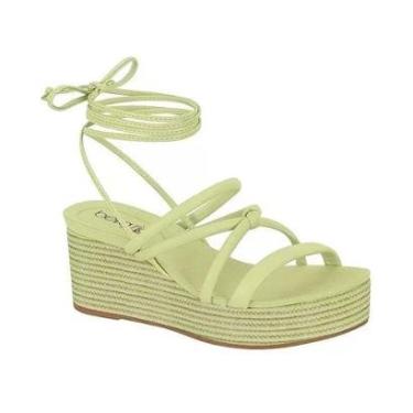 Imagem de Sandália Anabela Beira Rio com Amarração 8407 520 33/41-Feminino