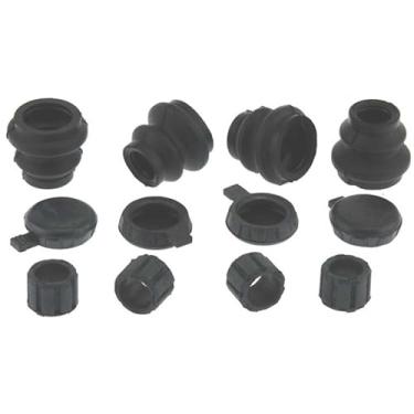 Imagem de ACDelco Kit de buchas de borracha profissional 18K1933 de freio a disco traseiro com vedações, buchas e tampas