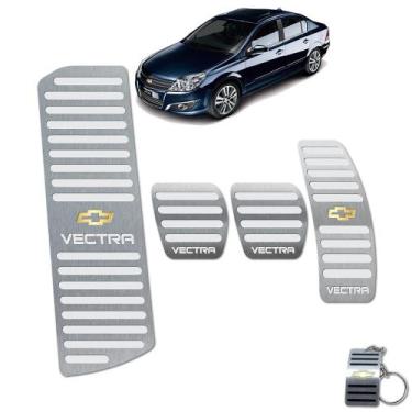 Imagem de Pedaleira manual + descanso vectra 2006 2011 aço inox - JR PARTS