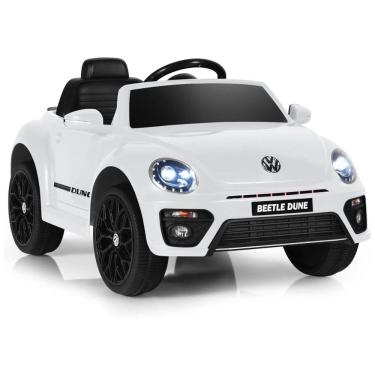 Imagem de Carro Elétrico Infantil Costzon a Bateria 12V 1 Assento com 2 Velocidades Branco