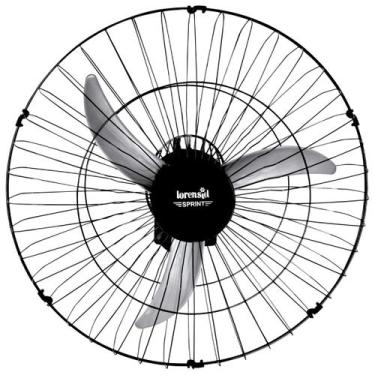 Imagem de Ventilador p/ Parede Bivolt 3 Pás 155W 60cm Sprint Preto Ventilação p/