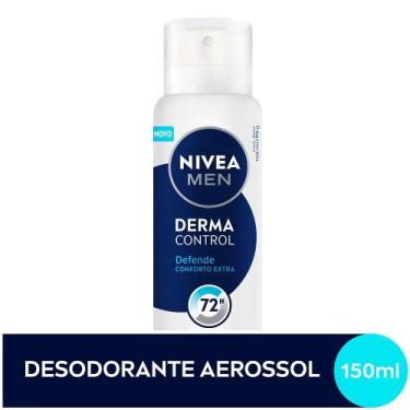 Imagem de Desodorante Antitranspirante Aerossol Nivea Men Derma Control Defende 