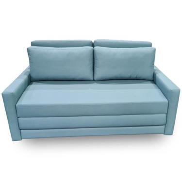 Imagem de Sofá Cama Casal Tecido Impermeável Acquablock Medida 160cm - 4R Estofa