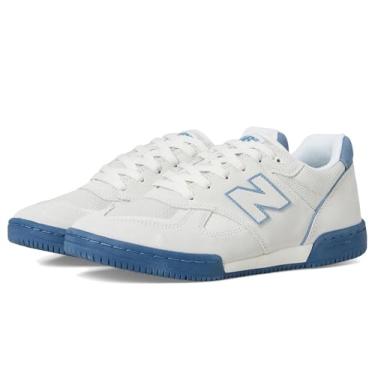 Imagem de New Balance Tênis de skate unissex 600 Tom Knox, Cinza claro, 13 Women/11.5 Men