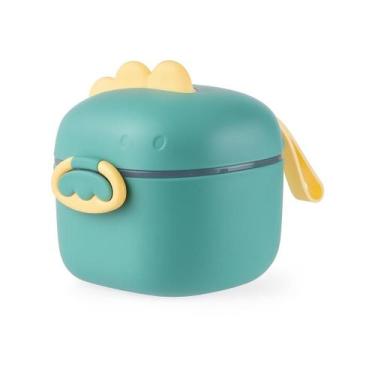 Imagem de Pote Dosador de Leite em Pó Infantil com Colher Verde - Generico
