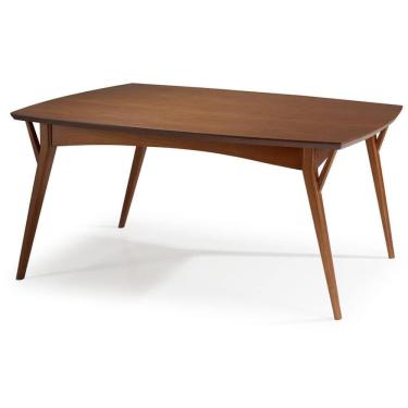 Imagem de Mesa Jantar Ariel 160cm Retangular Madeira Capuccino
