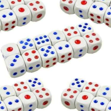 Imagem de Kit conjunto 12 peças jogo de dados rpg 14mm tabuleiro