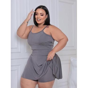 Imagem de Conjunto short saia e top zumba do slim ao plus size M ao G3 dança aca