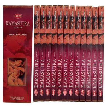 Imagem de Incenso Indiano Hem Kamasutra - Sedução Cx.12un.8v.
