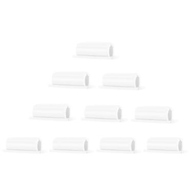 Imagem de Porta-lápis de silicone em branco, 10 suportes adesivos para mesas, paredes e pranchetas, ideais para escritório ou ensino