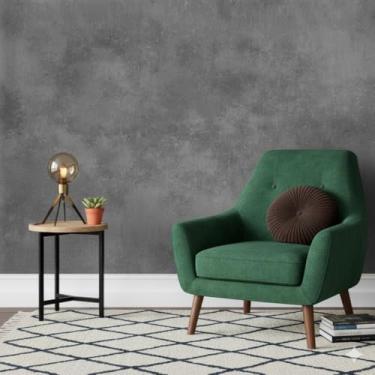 Imagem de Papel de Parede PREMIUM Autoadesivo 5 metros = 1 Rolo de 5m X 45cm Cimento Queimado Vinílico Sala, Quartos, Banheiro