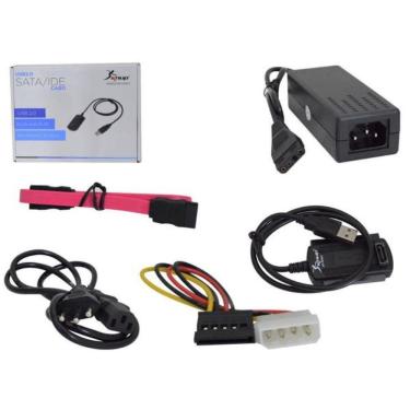 Imagem de CONVERSOR USB - IDE/SATA COM FONTE KP-HD007