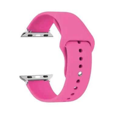 Imagem de Pulseira De Silicone Para Apple Watch 44mm 45mm 40mm 41mm 42-38mm, Bra