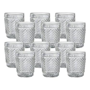 Imagem de 2X Kit 12 Copo Aperitivo Barroco 100 Ml Copos Bico De Jaca C