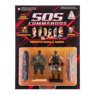 Imagem de SOS COMMANDOS - TONY TURNER vs BAD NINJA (FIGURAS E ACESSORIOS) - GULL