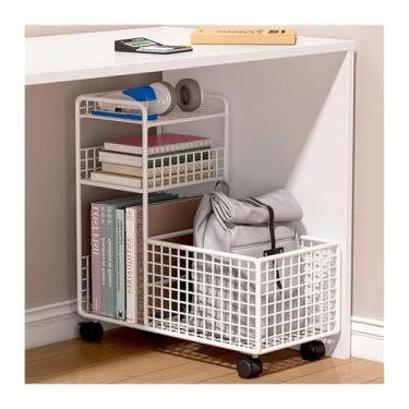 Imagem de Armário de Arquivos Caixa de armazenamento livros sob a mesa, caixa documentos, ao lado da, rack polia móvel