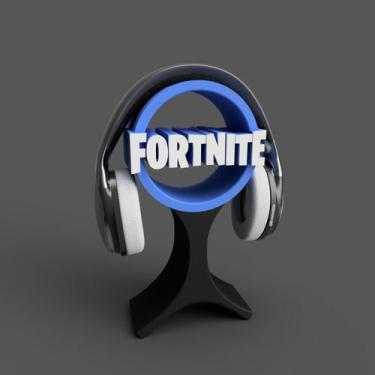 Imagem de Suporte Fone Ouvido Mesa Headset Gamer FORTNITE com e sem fio pc Unive