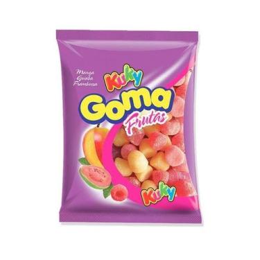 Imagem de Goma Docinha Novidade Framboesa, Manga e Goiaba 500 Gramas - Kuky