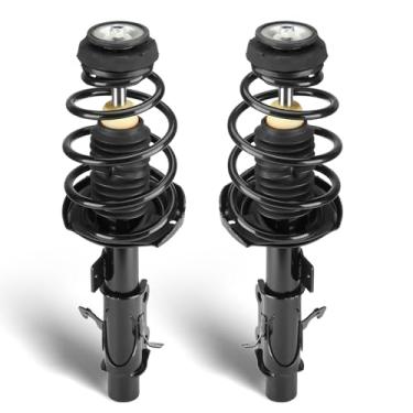 Imagem de Conjunto de suportes dianteiros completos com amortecedor de mola de bobina compatível com Chevy Camaro 2010-2012, substitui 172337 172336