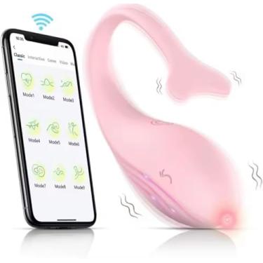 Imagem de vibrador golfinho com aplicativo com controle por bluetooth estimulador femenino sexshop