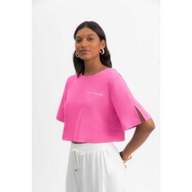 Imagem de Blusa Cropped Feminina Bordada Essendi-Feminino