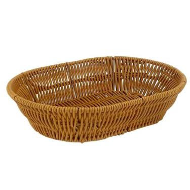 Imagem de Bandeja Trama Tipo Vime Artificial Retangular Arredondada - Livon