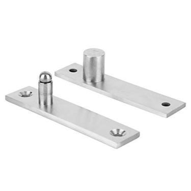 Imagem de POCREATION Dobradiça de Aço Inoxidável, Dobradiça Pivô para Porta Com Rotação de 360 Graus e Mola de, para Portas de Madeira, Portas de Armário, Portas de Liga