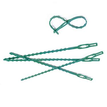 Imagem de Atyhao Laços de Jardinagem, Laços de árvore Ajustáveis ​​de Plástico, Organizadores de Cabos de 50 Pacotes para Mesa de Computador e Uso de Home Theater (3)