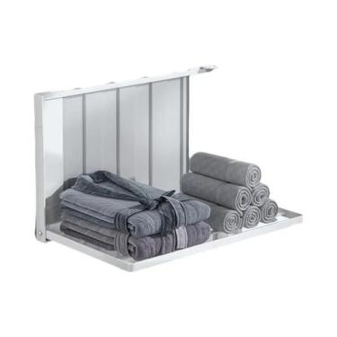 Imagem de Suporte De Roupas Magnético Dobrável Que Economiza Espaço, Prateleira 