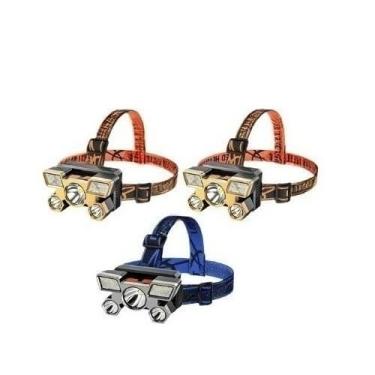 Imagem de Lanterna Holofote De Cabeça 5 LED Super Brilhante À Prova D 'Água USB Recarregável 4 modos(3)
