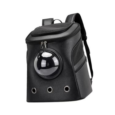 Imagem de Bothyi Mochila para transportar animais de estimação, mochila leve para transporte de animais de estimação, bolsa de viagem leve para cães pequenos para, Preto