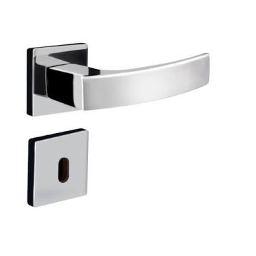 Imagem de Fechadura Interna Roseta S40cm Quadratta Curva Aliança - Aliança Metal