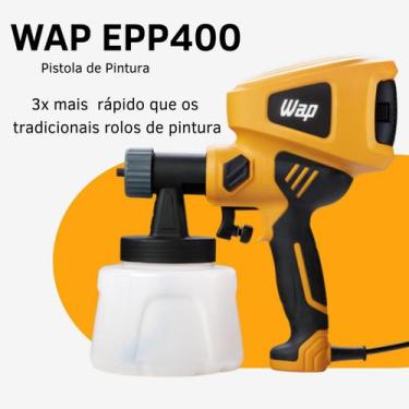 Imagem de Pistola de Pintura WAP EPP400 400W Pulverizador Eletrico Alta Precisao