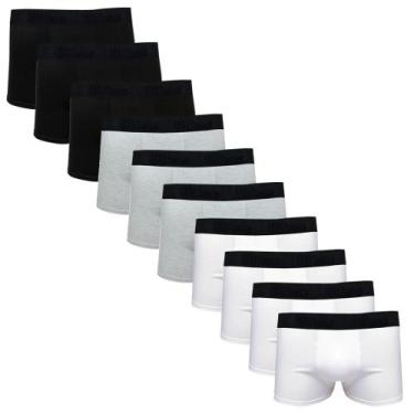 Imagem de Kit 10 Cuecas Masculinas Boxer Cotton Basic Wilson Colors, G